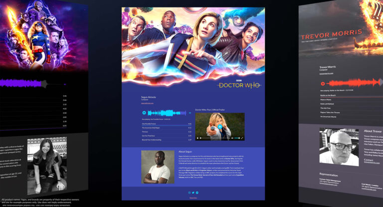 Examples of ReelCrafter demo reels