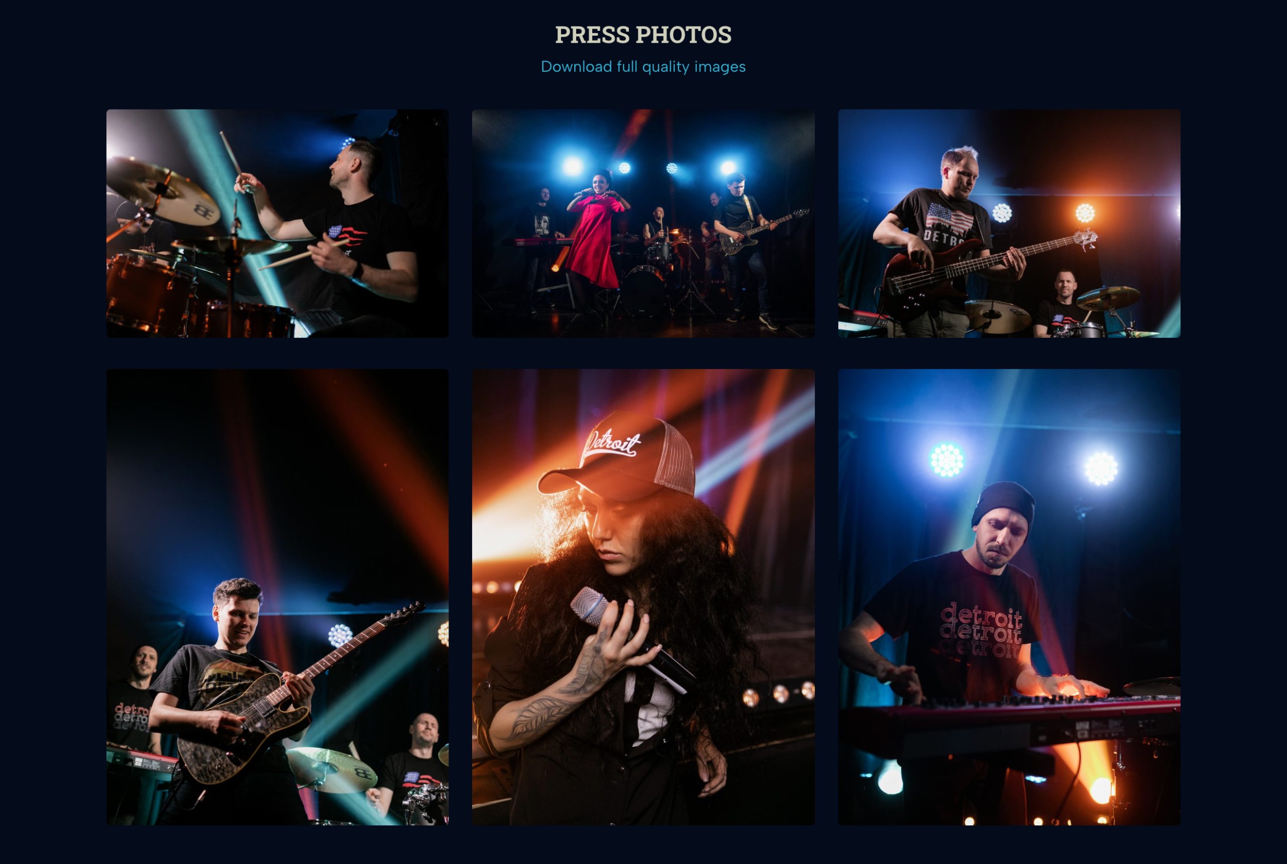 Example of displaying high-quality images on your EPK for download