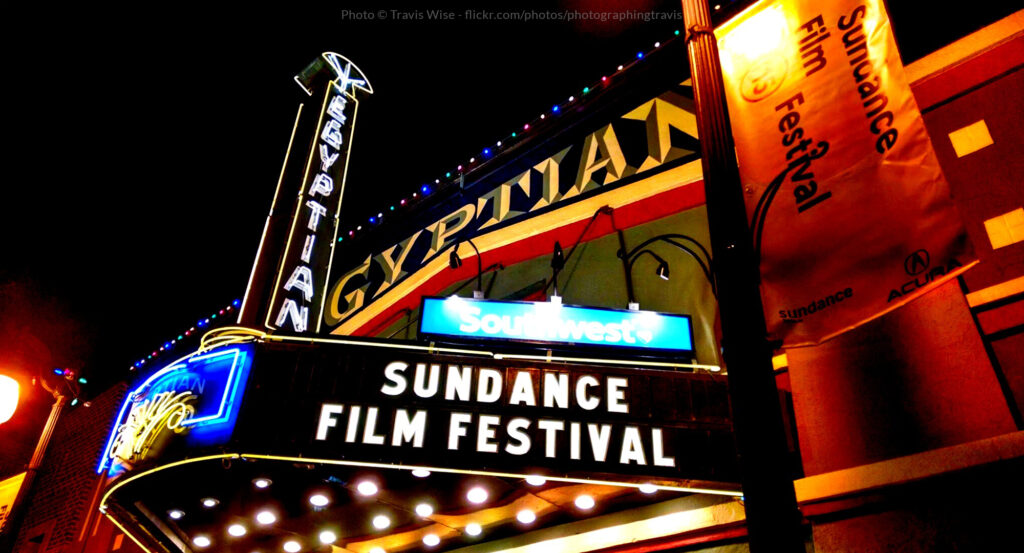 Marquee at Sundance Film Festival.