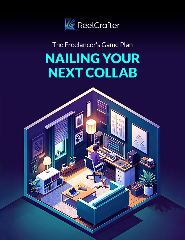 Cover art for downloadable guide for freelance creatives: Nailing your next collab